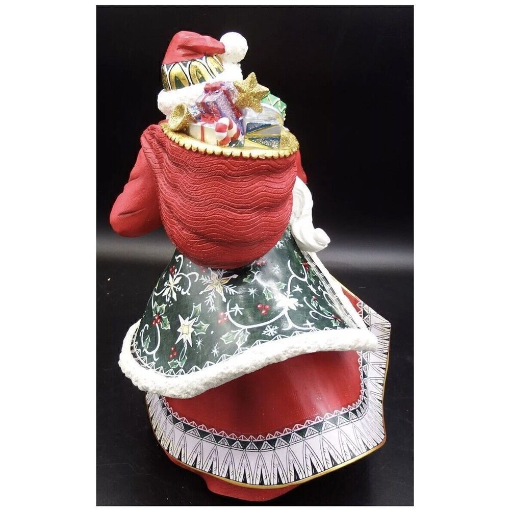 Bradford Exchange “Precious Treasure Heirloom Santa Claus” Figurine 2009 NEW! - Picture 3 of 7